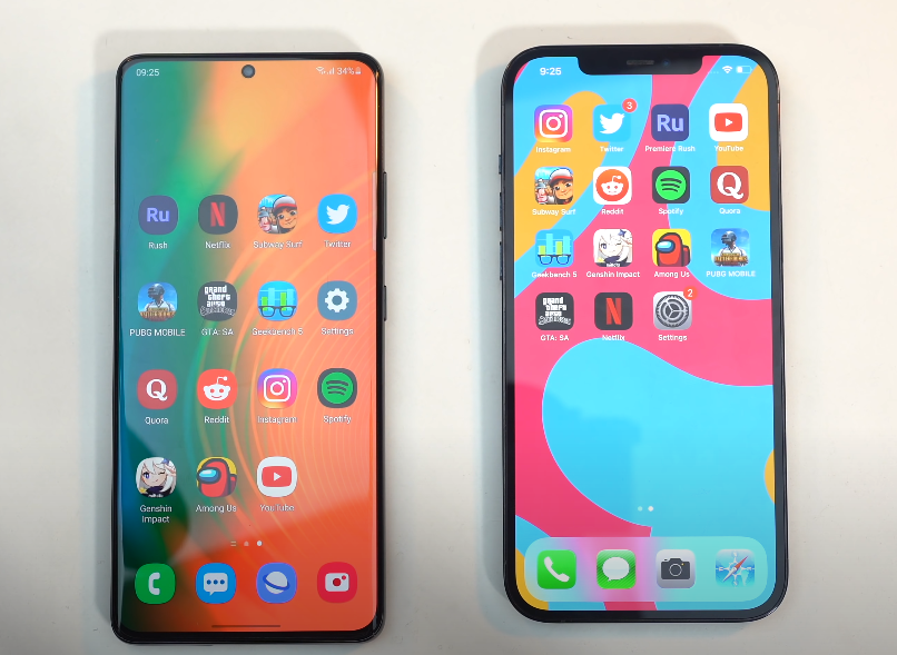 iPhone 13 Pro Max vs Galaxy S21 Ultra