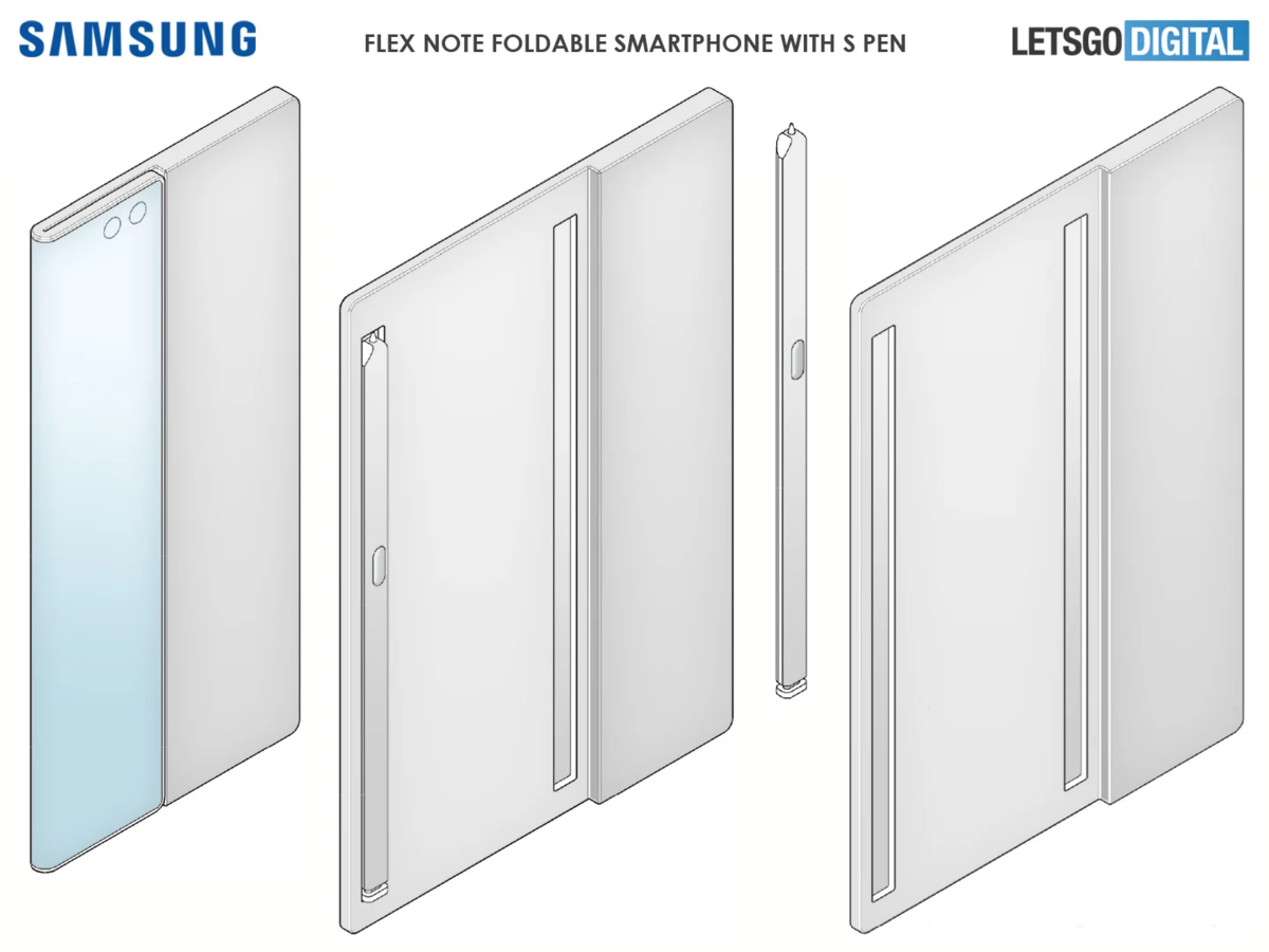 Патент Samsung на складной Galaxy Note Патент Samsung на складной Galaxy Note