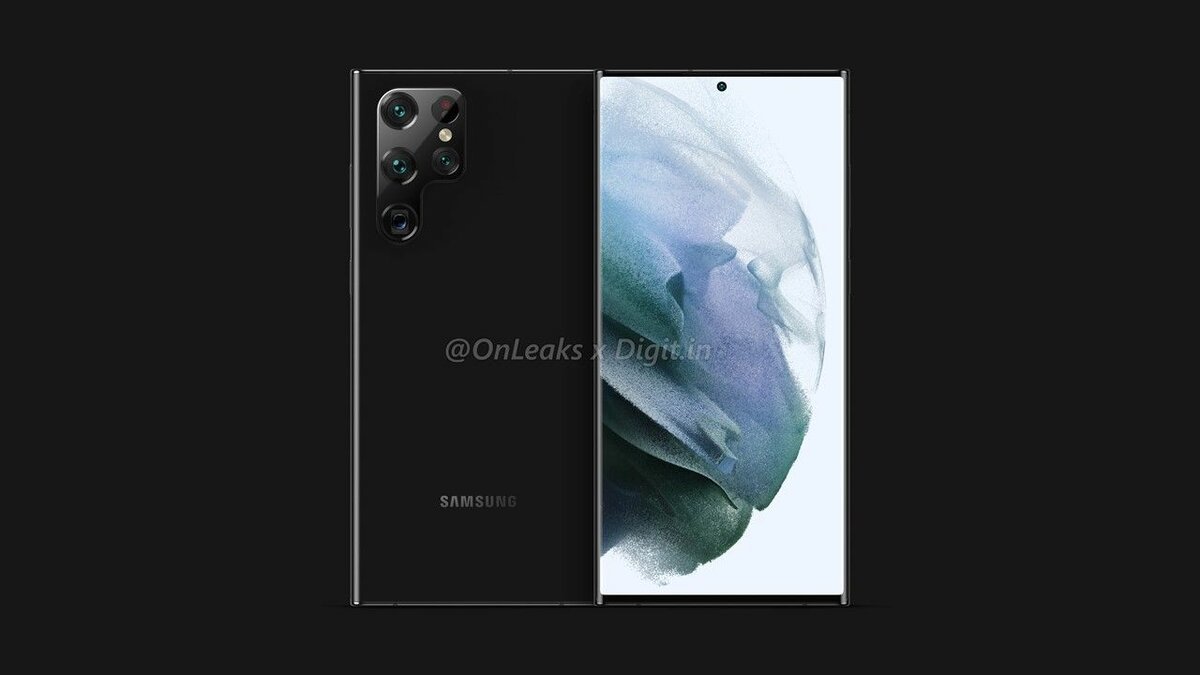 Samsung Galaxy S22 Ultra - первые рендеры. Это революция