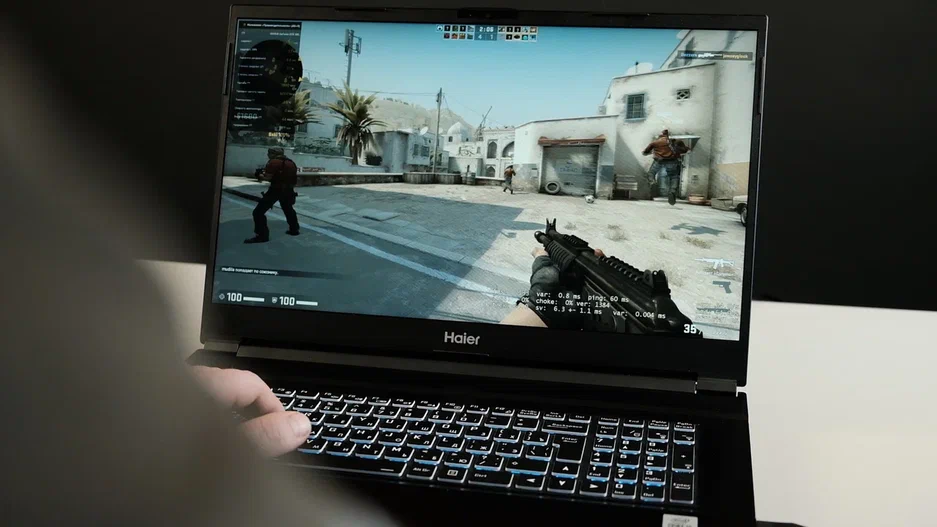 Игровой ноутбук от Haier за 74990! Тестирую в CS:GO, Valhalla и Cyberpunk 2077