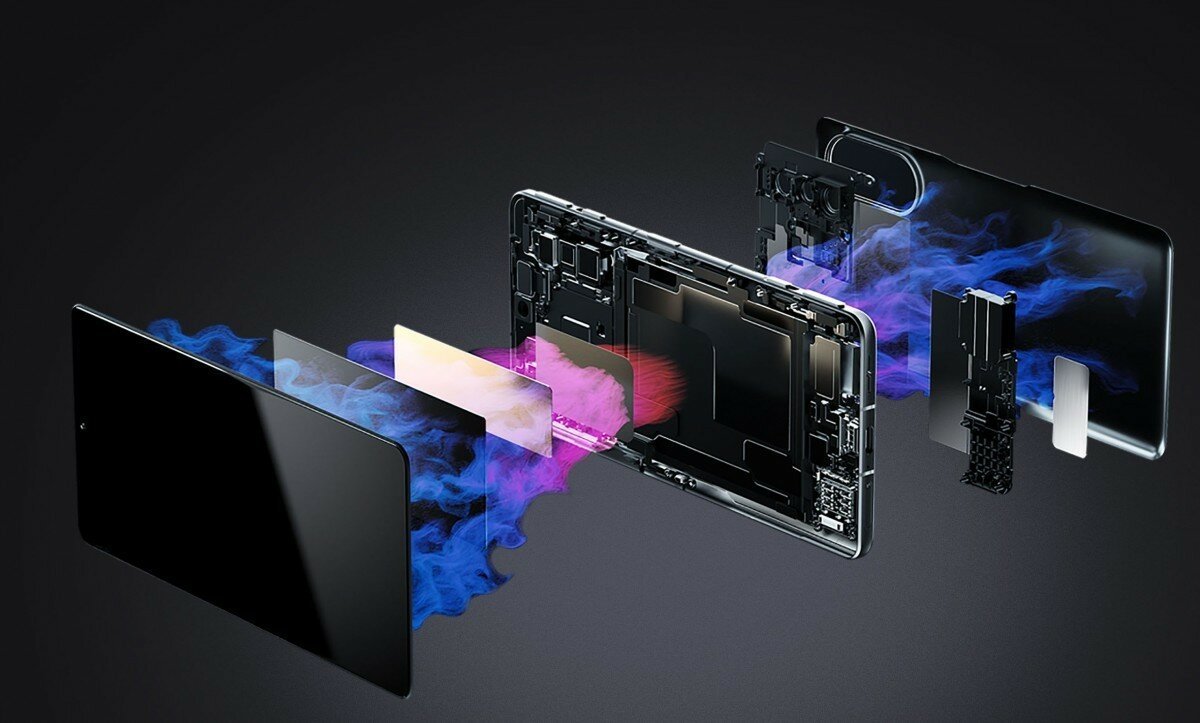 Redmi K40 Gaming внутренний дизайн
