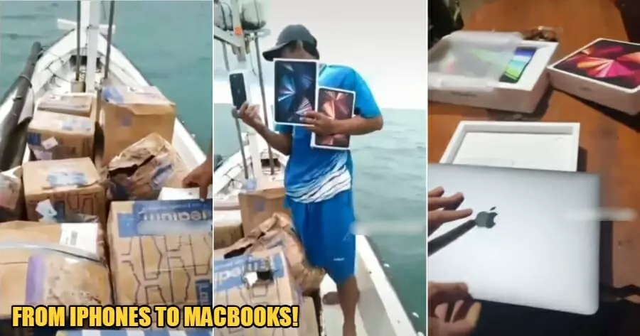 Рыбаки нашли в море кучу гаджетов Apple