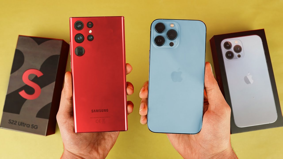 Samsung Galaxy S22 Ultra ПРОТИВ iPhone 13 Pro Max - какой выбрать?